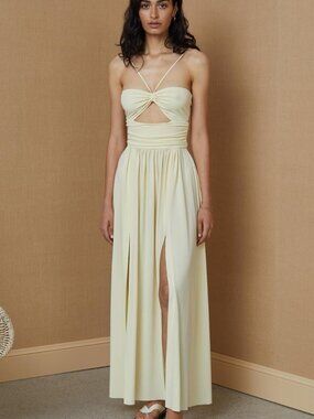 BEC + BRIDGE ISLA HALTER DRESS